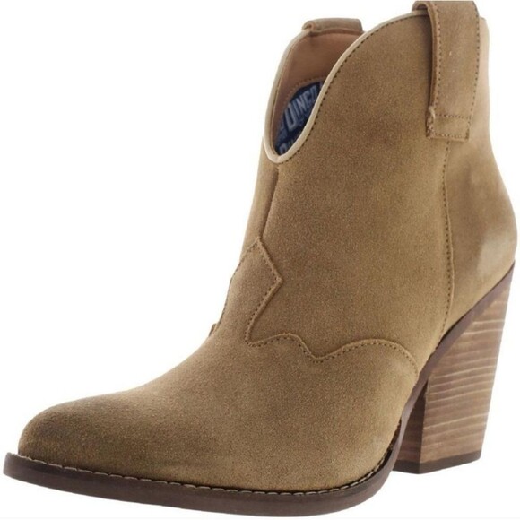 NWT Dingo Tan Suede Flannie Country Western Pointy Toe Boots - Picture 2 of 11